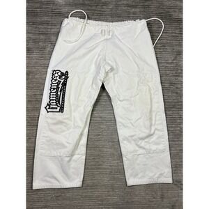 Vintage Gameness Jiu Jitsu Competition Pants Mens Size A4 White